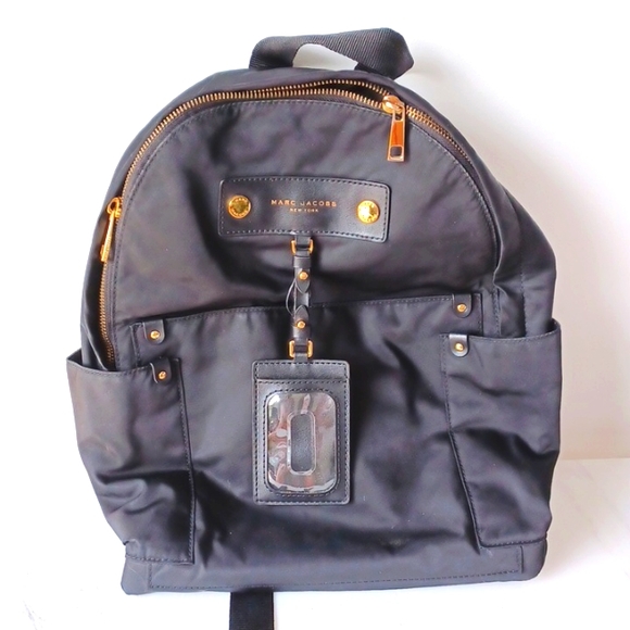 MARC JACOBS Black Nylon Backpack. - Picture 1 of 8